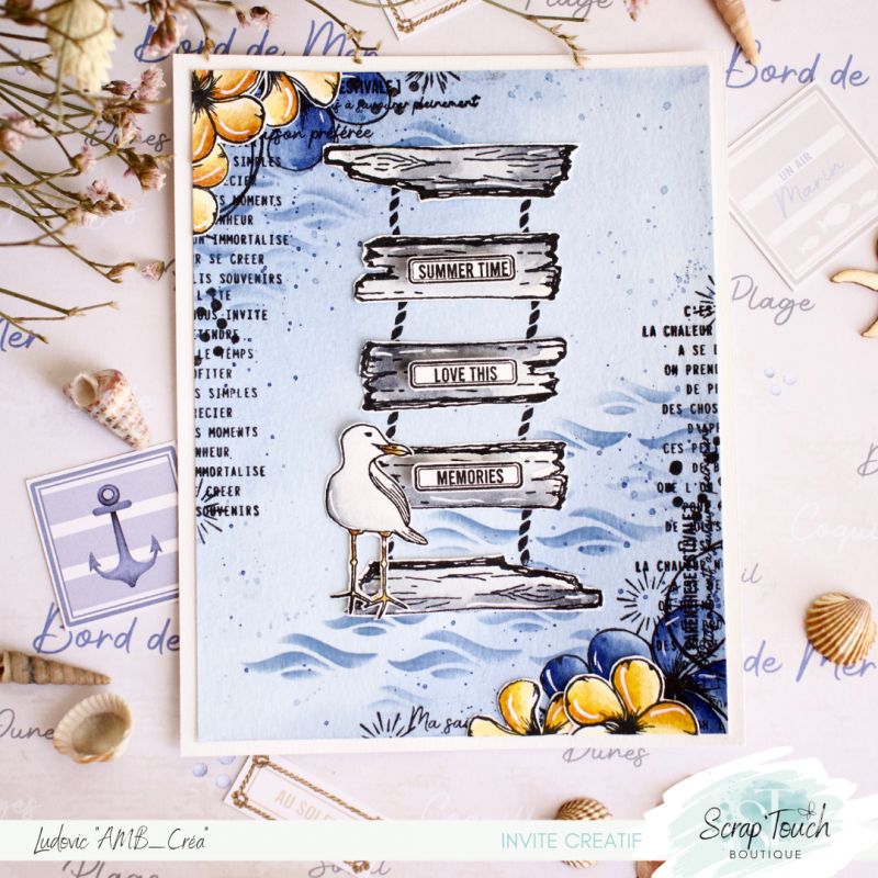 Un Air Marin, la nouvelle collection de la marque Scrap&rsquo;Touch