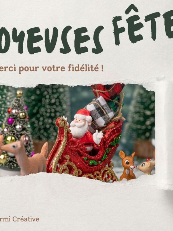 Merci pour votre fidélité et belles fêtes de fin d&rsquo;année !&nbsp;🎄✨