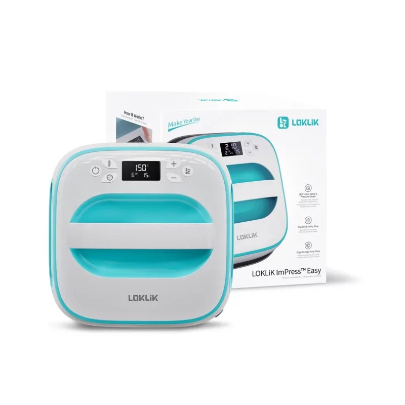 LOKLiK Easy Heat Press — La presse à chaud compacte, puissante et intuitive pour vos créations&nbsp;textiles